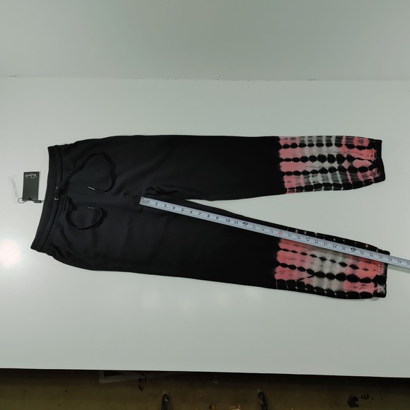 Rails Women's XS Kingston Black Petal Tie Dye Sweatpants Joggers Size XS - Picture 5 of 9